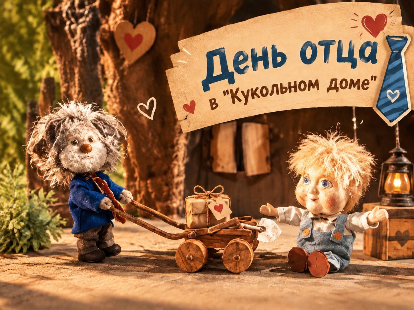 Приглашаем дошколят и школьников в «Кукольный дом» на День отца!